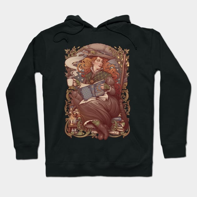 NOUVEAU FOLK WITCH Hoodie by Medusa Dollmaker